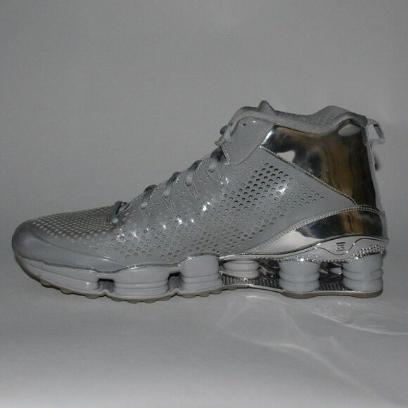 Nike Shox TLX Mid SP Flywire Shoes Men Size 13 Silver Chrome Sneakers 677737 003 main image 8